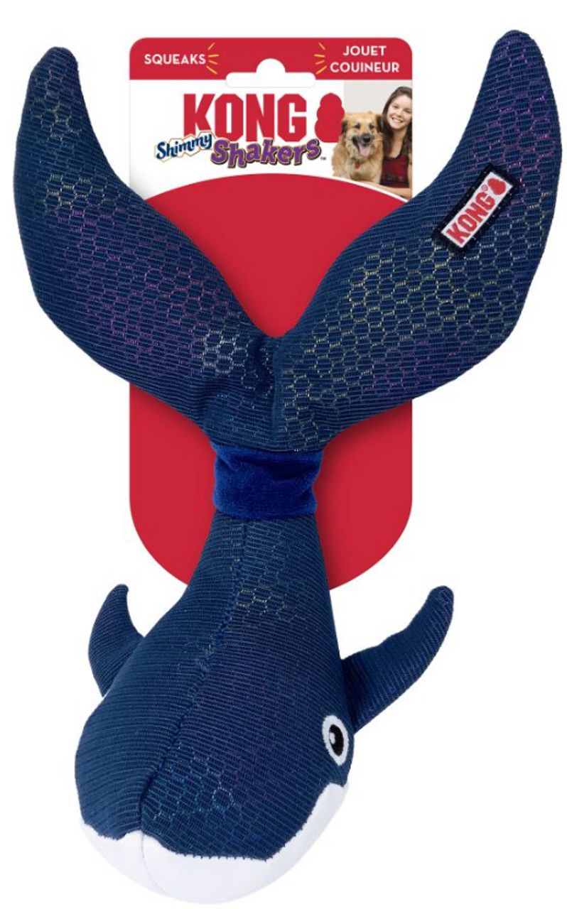 KONG TOY SHAKERS WHALE MED