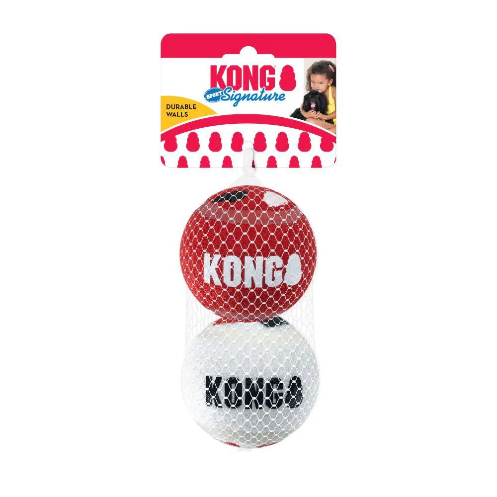 KONG TOY SGNT SPORT BALL LG 2CT