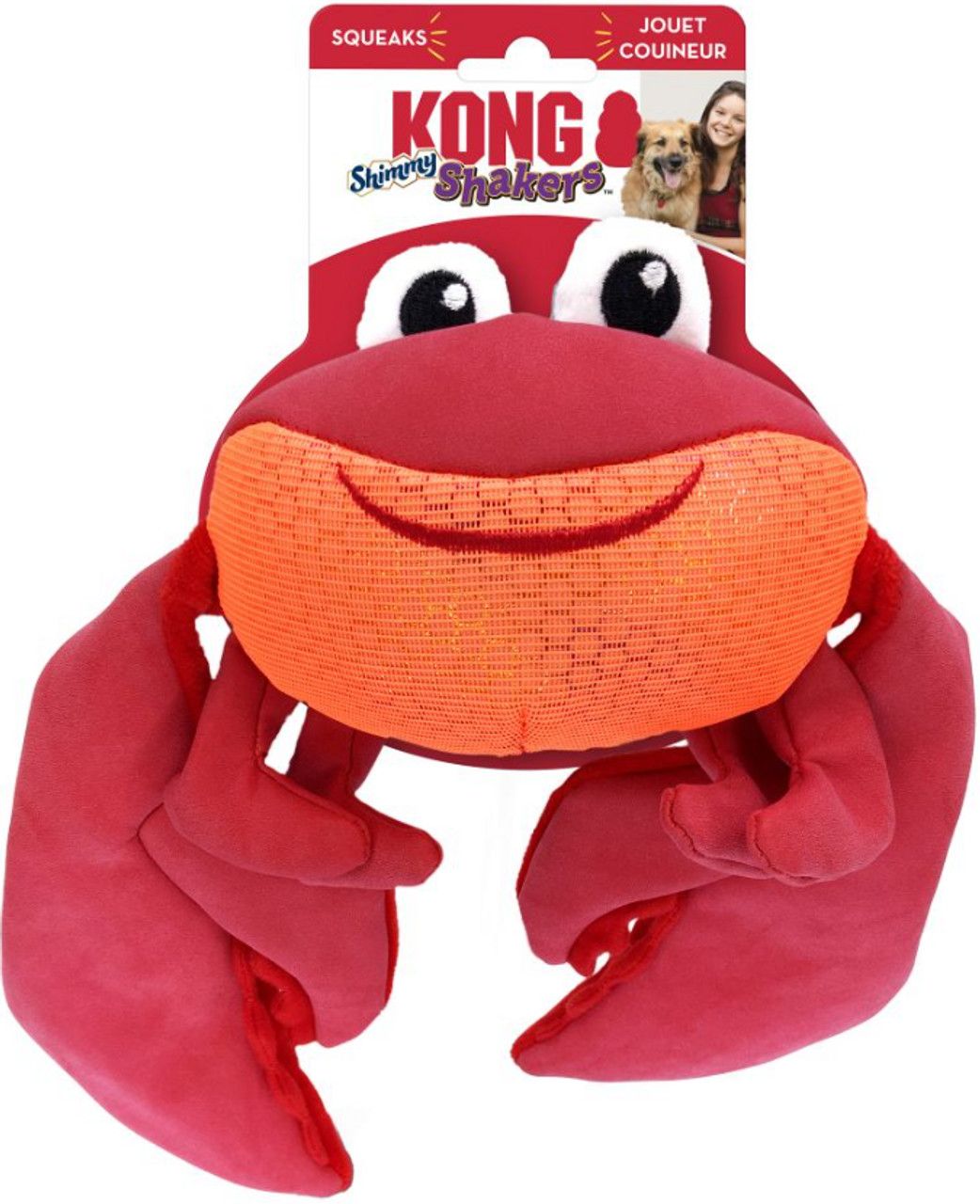 KONG TOY SHAKERS CRAB MED