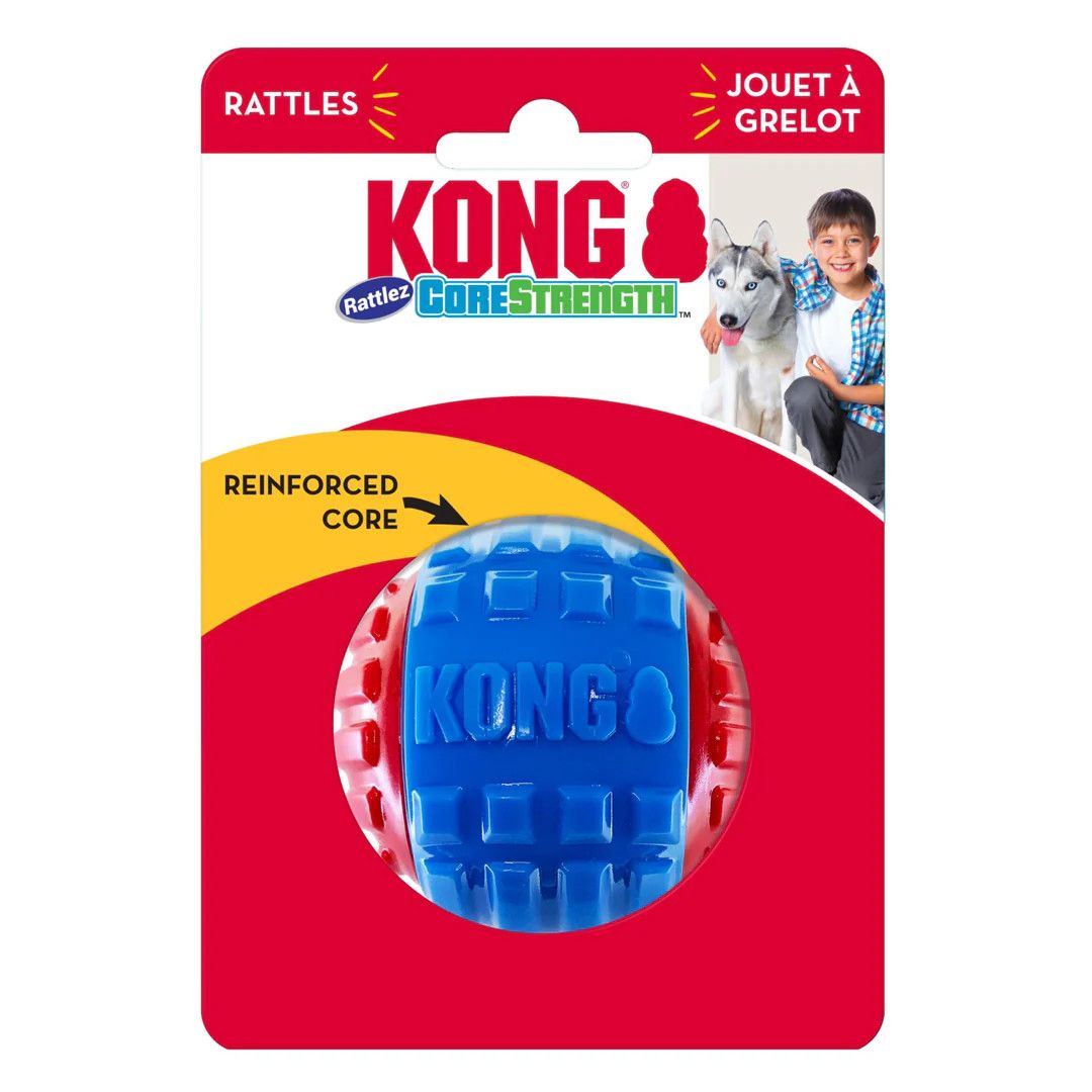 KONG TOY CRSTNG RATTLZ BALL LARGE