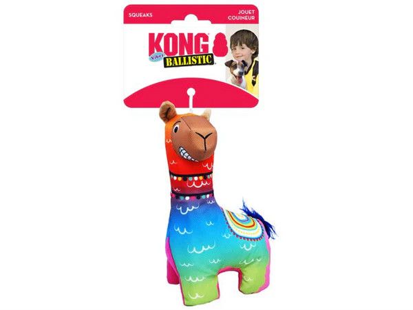 KONG TOY BALLSTC VIBEZ LLAMA S/M