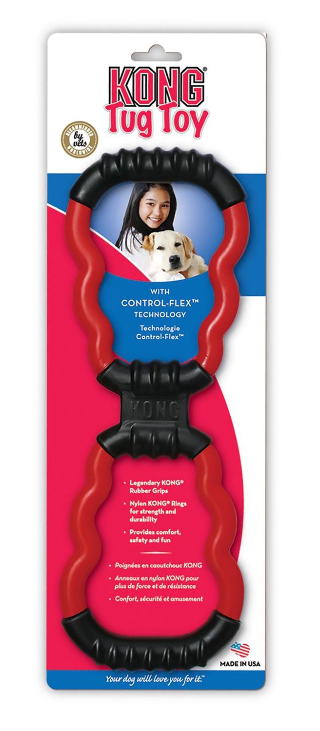 KONG RUBBER TUG RED 13&quot;
