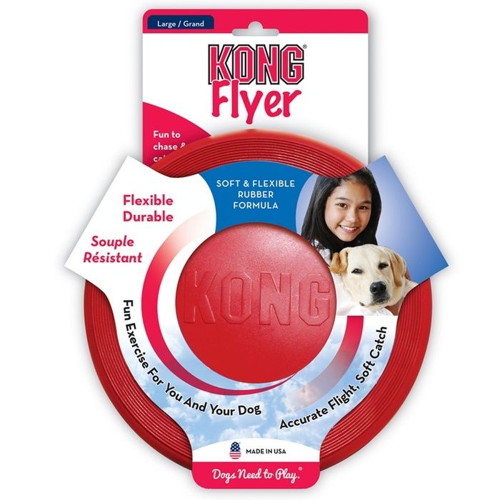KONG FLYER DOG TOY LG