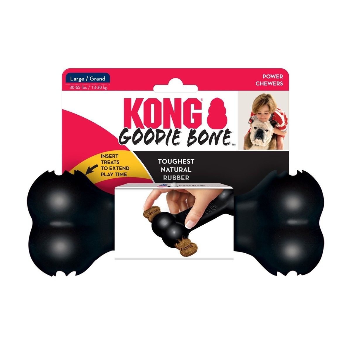 KONG GOODIE BONE DOG TOY LG