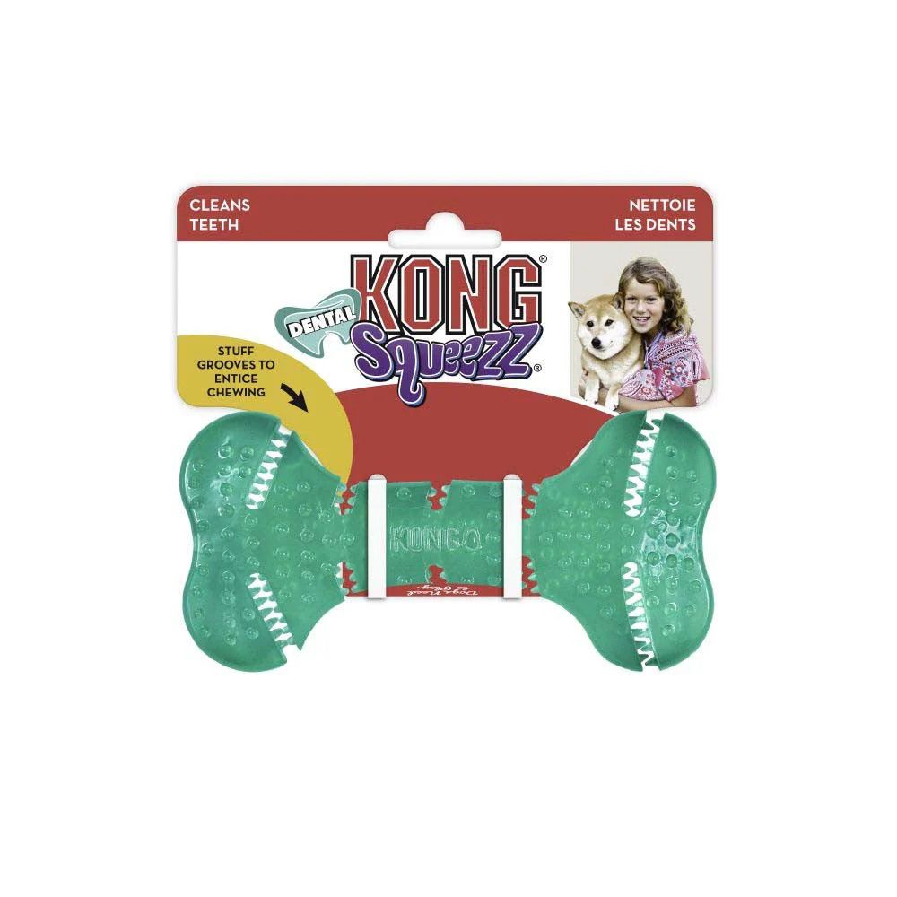 KONG DENTAL SQUEEZZ BONE MED