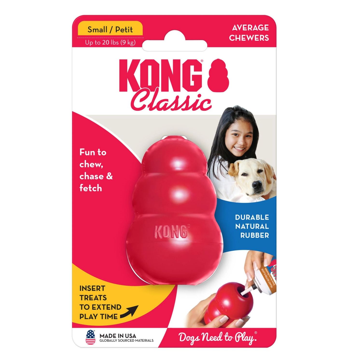 KONG CLASSIC DOG TOY SM