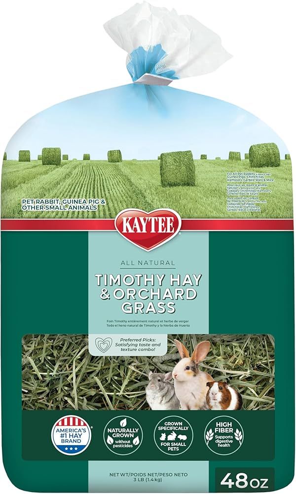 KAYTEE TIMOTHY &amp; ORCHARD HAY 48OZ
