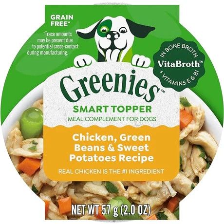 GREENIES GF TOPPER CHK/SWTPOT 2OZ