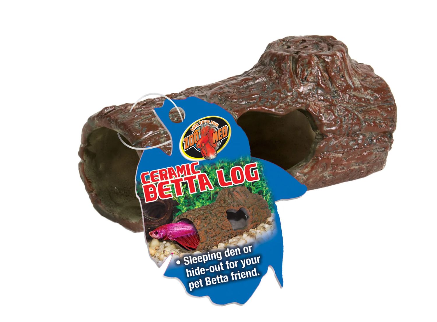 ZOO MED BETTA CERAMIC LOG SM