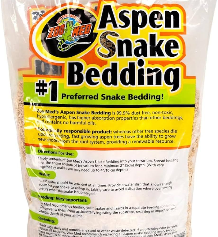 ZOO MED BEDNG ASPEN SNAKE 8QT