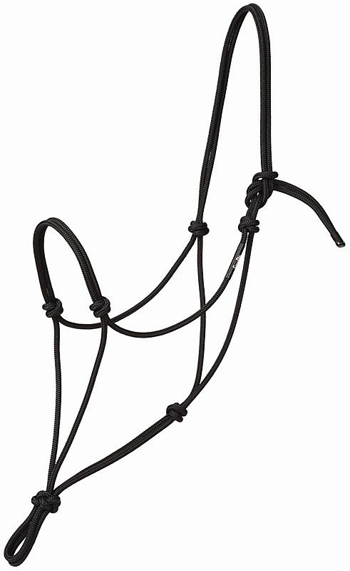 WEAVER BIG SKY ROPE HALTER, TN/BK