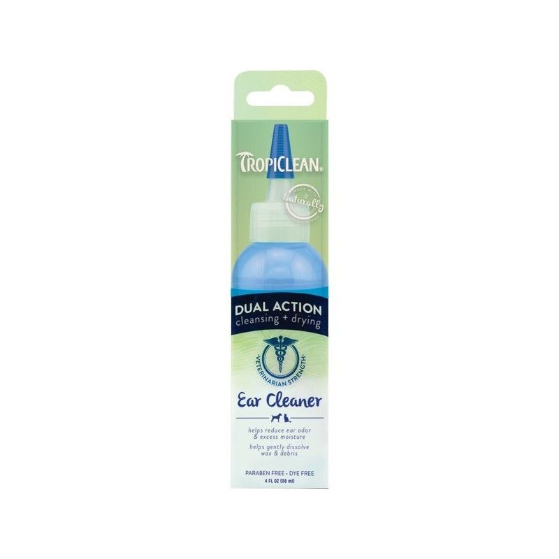 TROPICLEAN EAR CLEANER DUAL ACTION 4OZ
