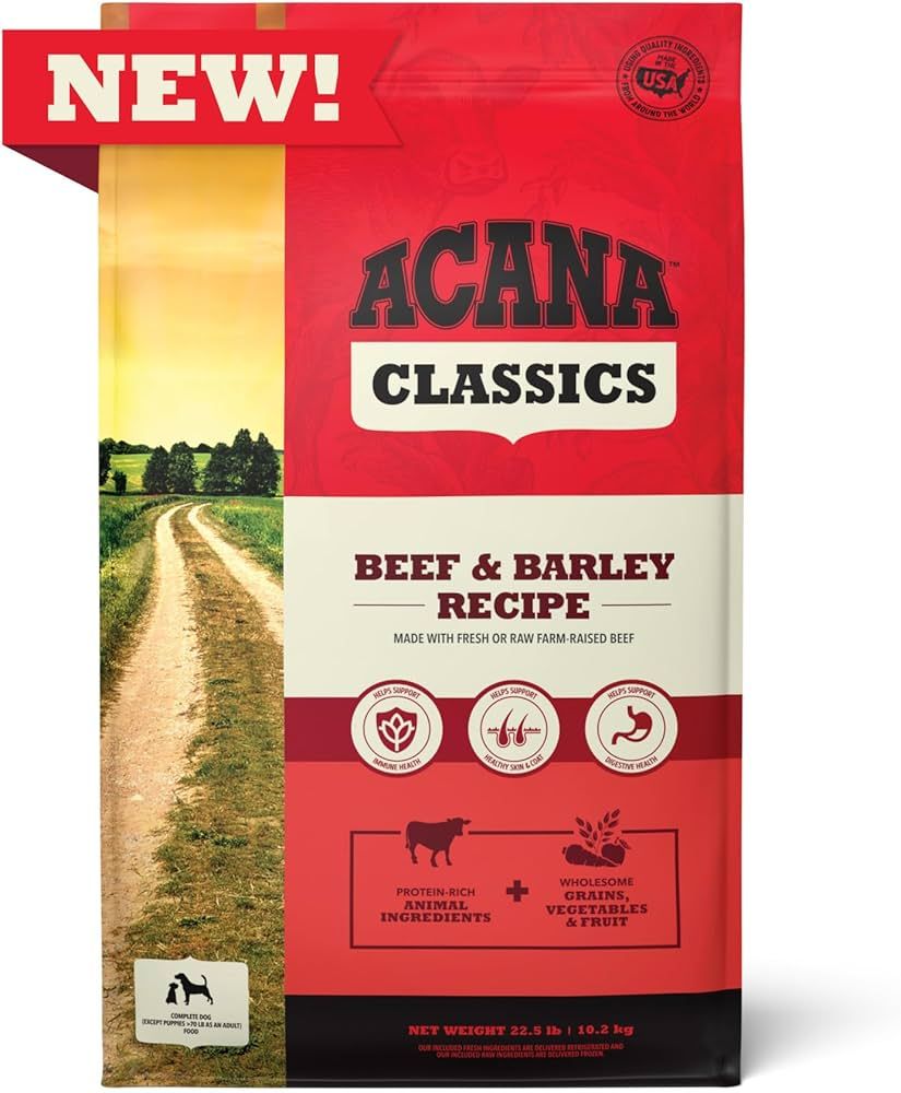 ACANA DOG CLASSIC BEEF/BARLEY 22.5#