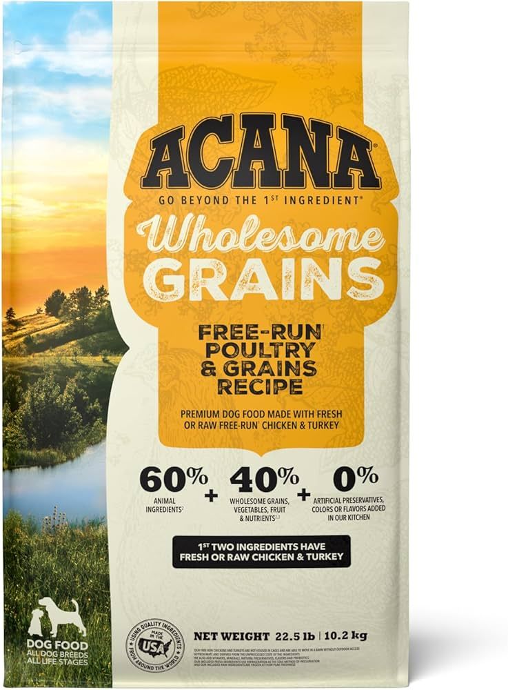 ACANA DOG WHOLE GRAINS POULTRY 22.5LB
