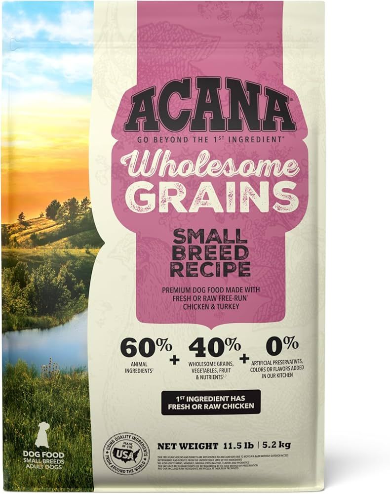 ACANA DOG WHOLE GRAINS SMBD 11.5LB