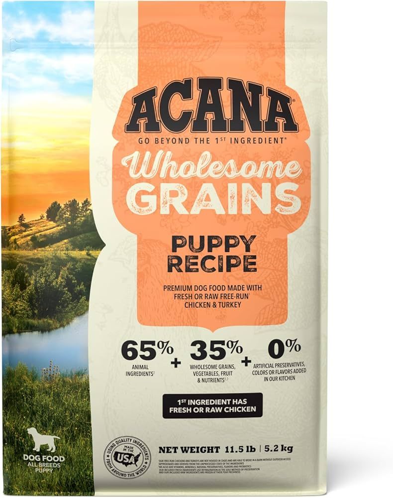ACANA PUPPY WHOLESOME GRAINS 11.5LB