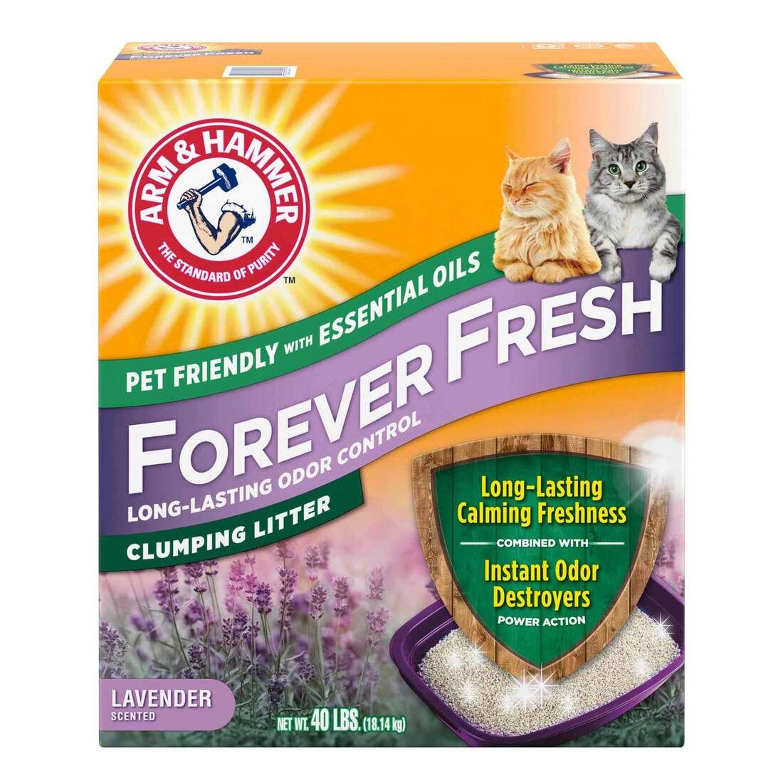 ARM&amp;HAMMER 4EVER FRESH LAV 40#