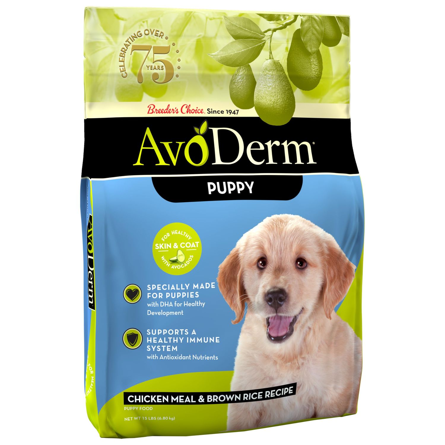 AVODERM  PUPPY CHICKEN 15#