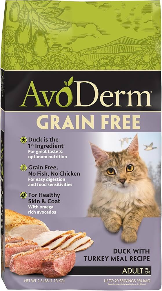 AVODERM CAT GF DCK/TRK 2.5#