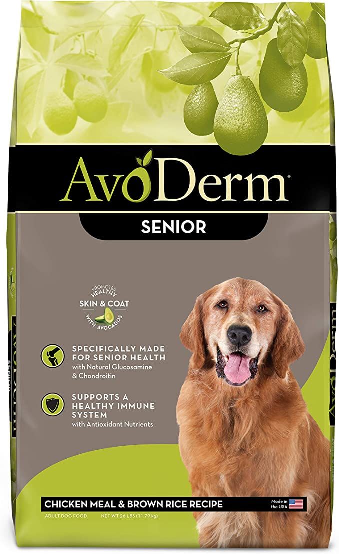 AVODERM DOG SENIOR CHK/RICE 26#