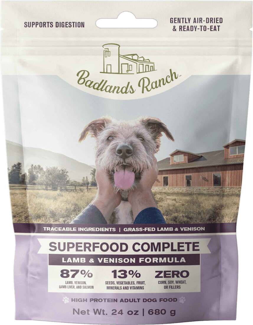 BADLANDS DOG AD LAMB/VEN 24OZ