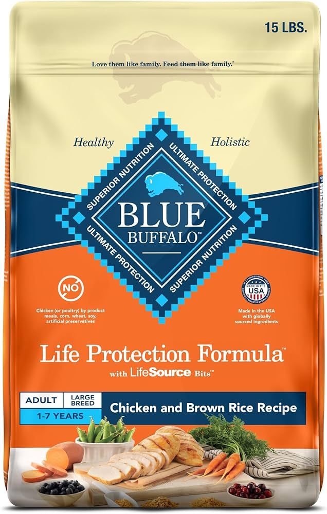 BLUE BUFFALO DOG CK/RC LG BD 30#
