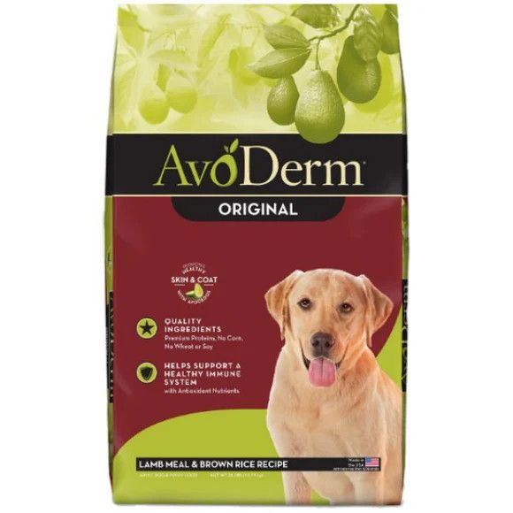 AVODERM DOG LAMB/RC 26#