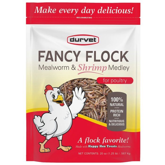 DURVET FANCY FLOCK WORM/SHRIMP 20OZ