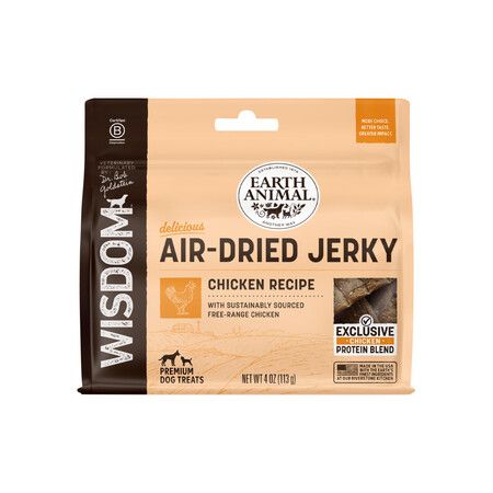 EARTH ANIMAL DOG TRT WISD JKY CKN 4OZ