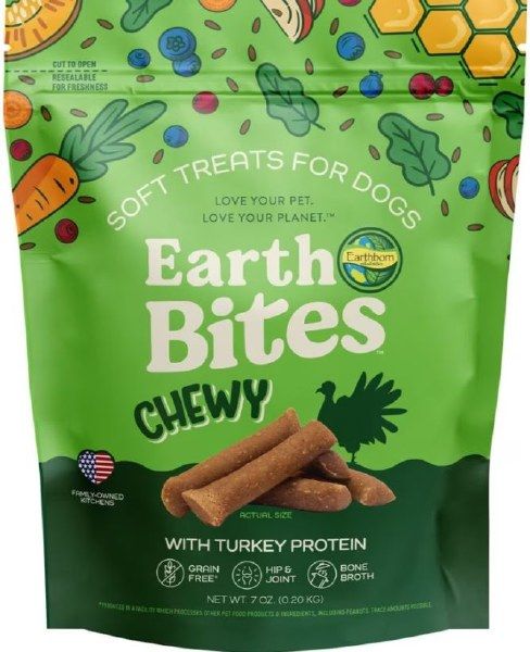 EARTHBORN DOG TRT CHWY TRKY 7OZ