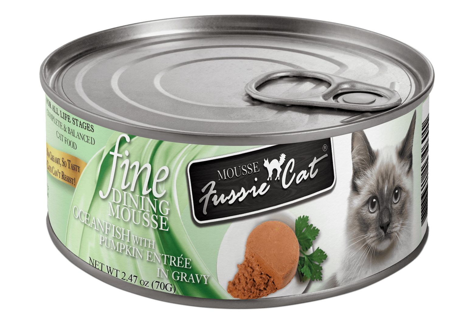 FUSSIE CAT FD MOUSSE OCFSH/PMKN 2.47OZ