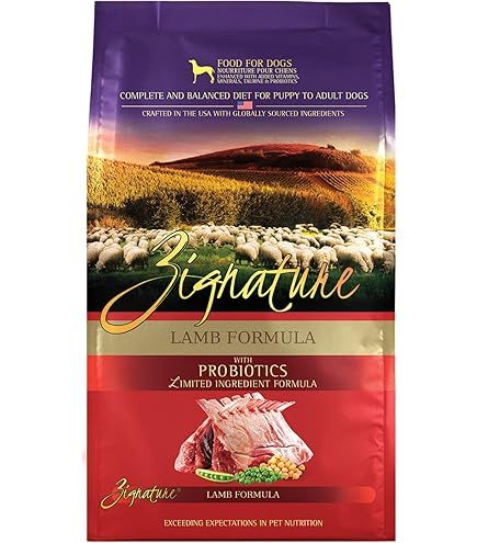 ZIGNATURE DOG SEL CUTS LAMB 4#