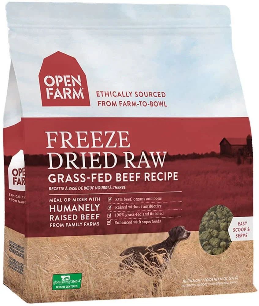 OPEN FARM DOG BEEF FD RAW 22OZ