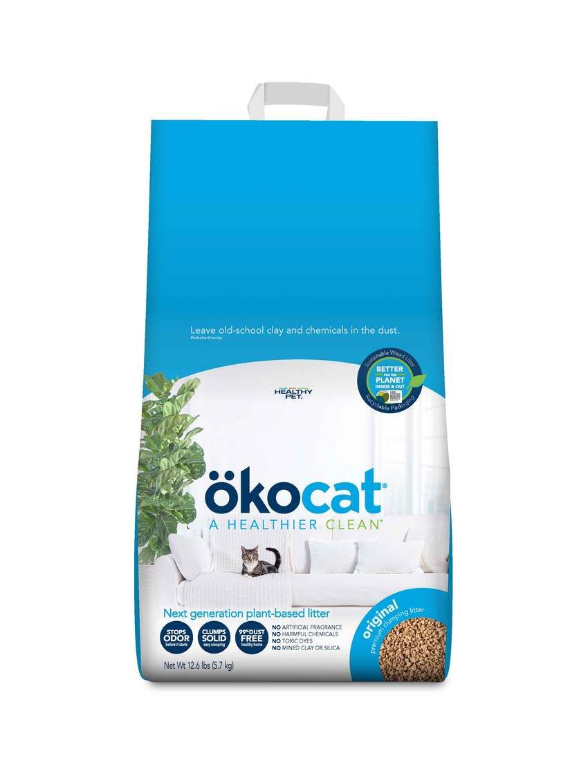 OKOCAT LITTER CLUMP WOOD 12.6#