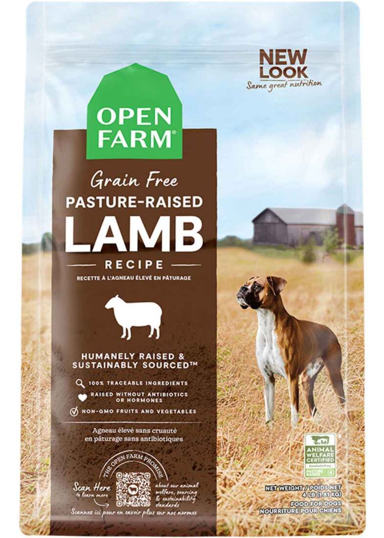 OPEN FARM DOG GF LAMB 4#