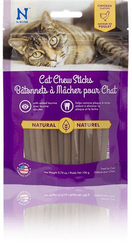 NBONE CAT CHEW STICKS 3.74OZ