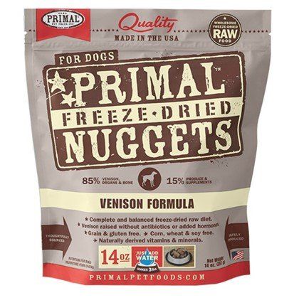 PRIMAL FD DOG VENISON 14OZ