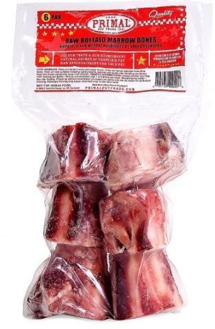 PRIMAL RAW BUFFALO BONES 6PK