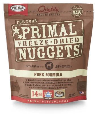 PRIMAL FD DOG PORK 14OZ