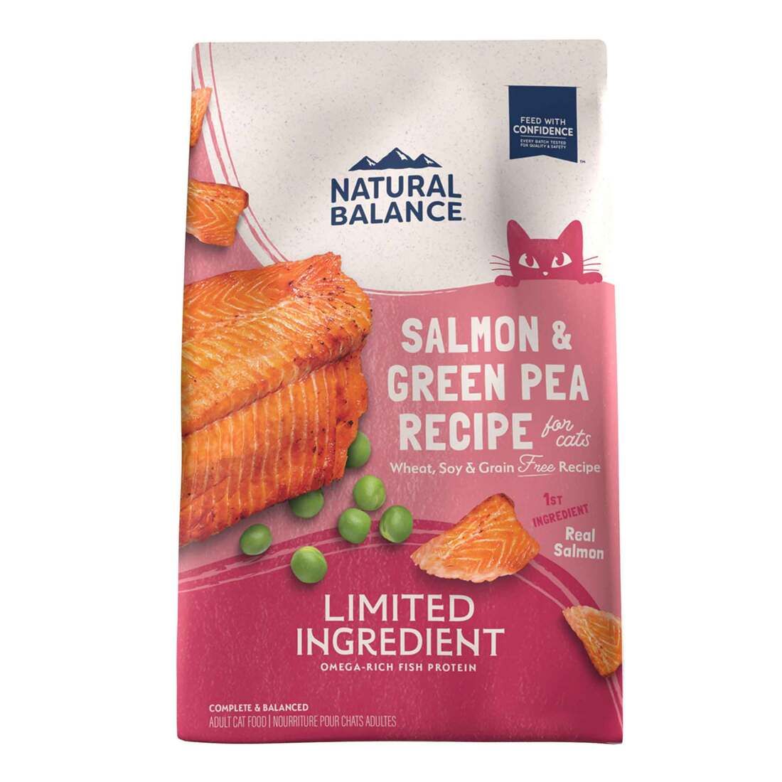 NATURAL BALANCE CAT SALMON/PEA 10#