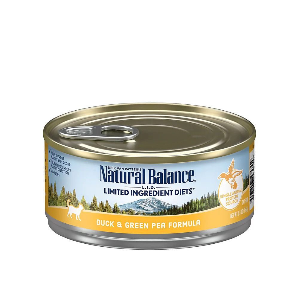 NATURAL BALANCE CAT DUCK/PEA 5.5OZ