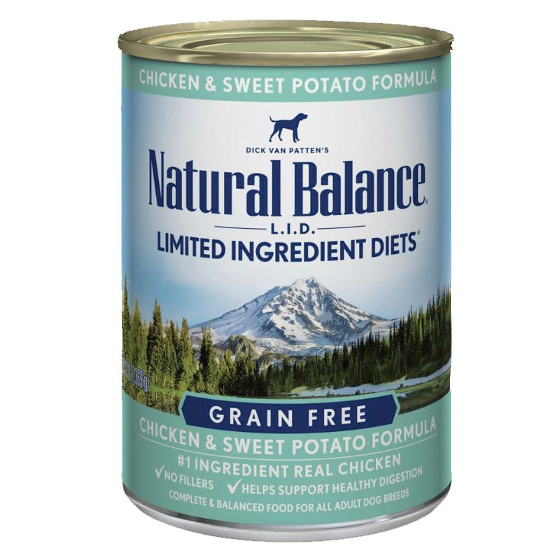 NATURAL BALANCE DOG CK/SWTPOT 13OZ