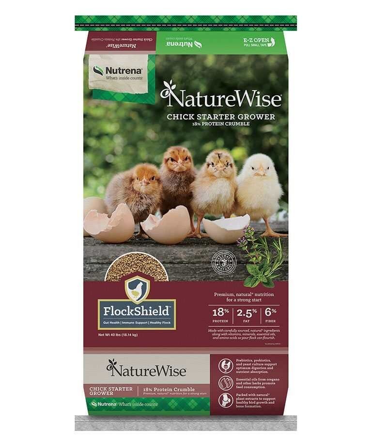NATUREWISE CHICK START CRUM 18% 40#