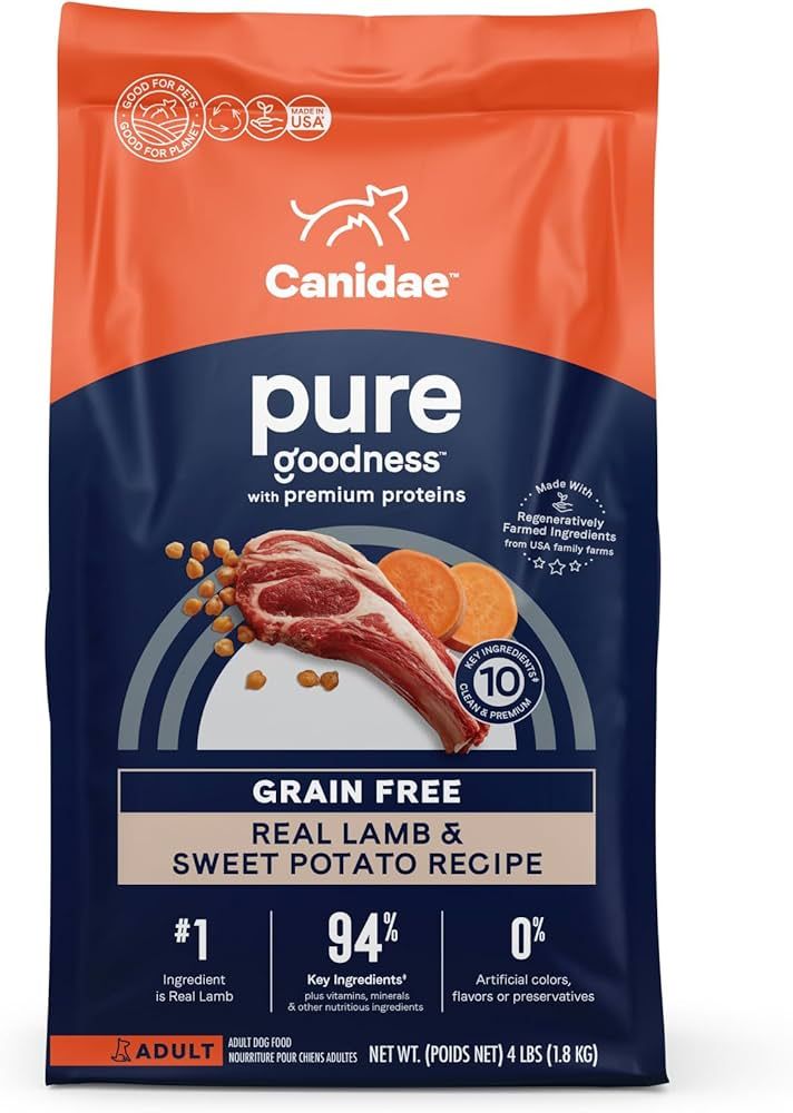 CANIDAE DOG PURE LAMB 4#