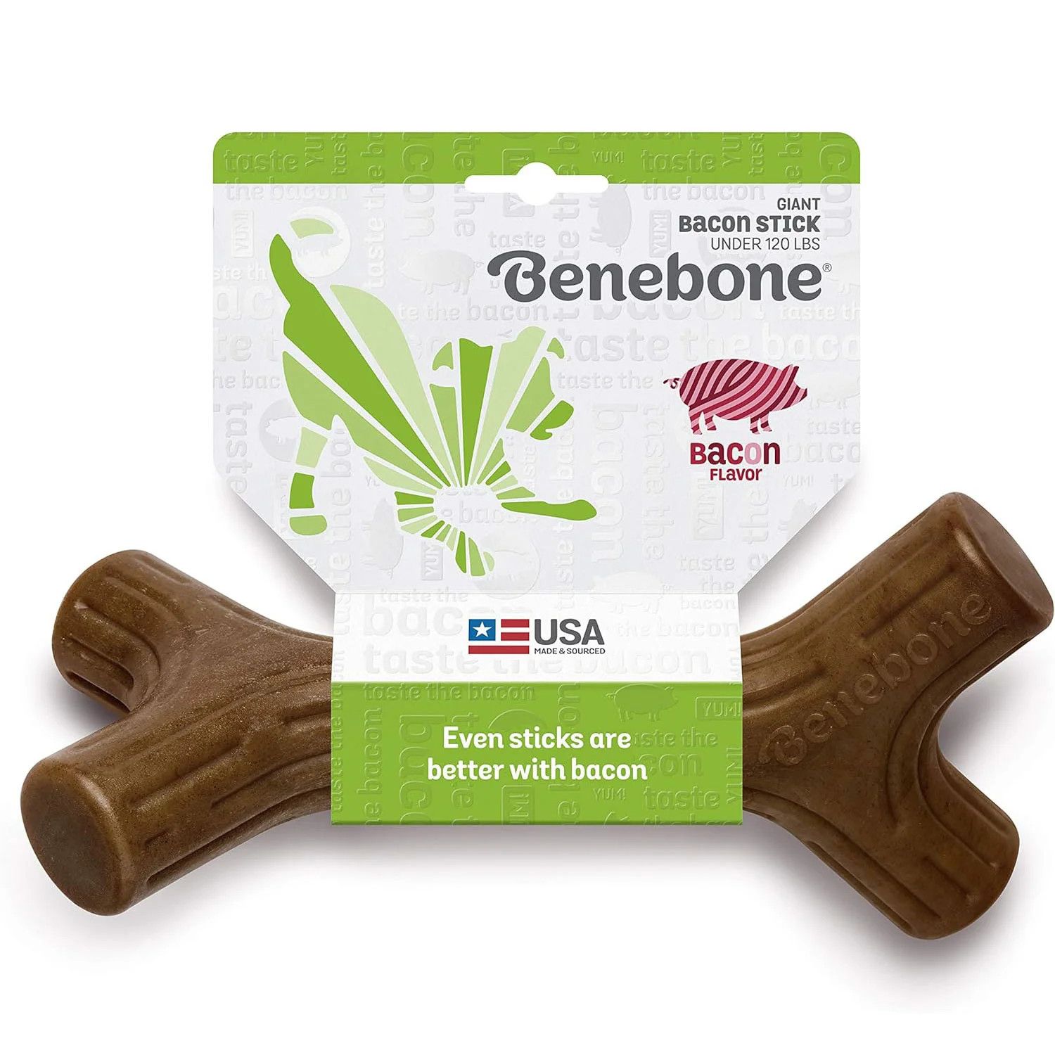 BENEBONE DOG BACON STICK GIANT