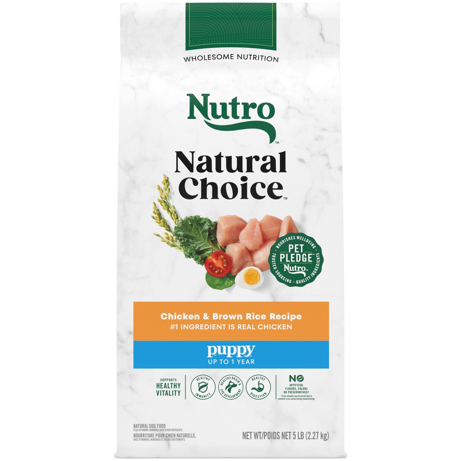 NUTRO PUP CHICKEN/RICE 5#