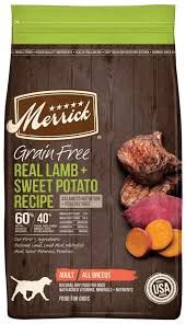 MERRICK DOG GF LMB/SWTPOT 22#