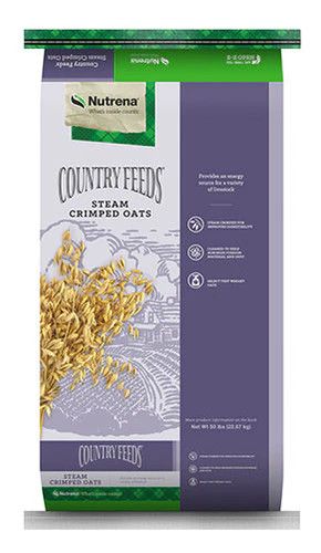 COUNTRY FEEDS CRIMPED OATS 50#