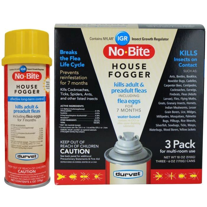 DURVET NO-BITE IGR FOGGER 6OZ 3PK