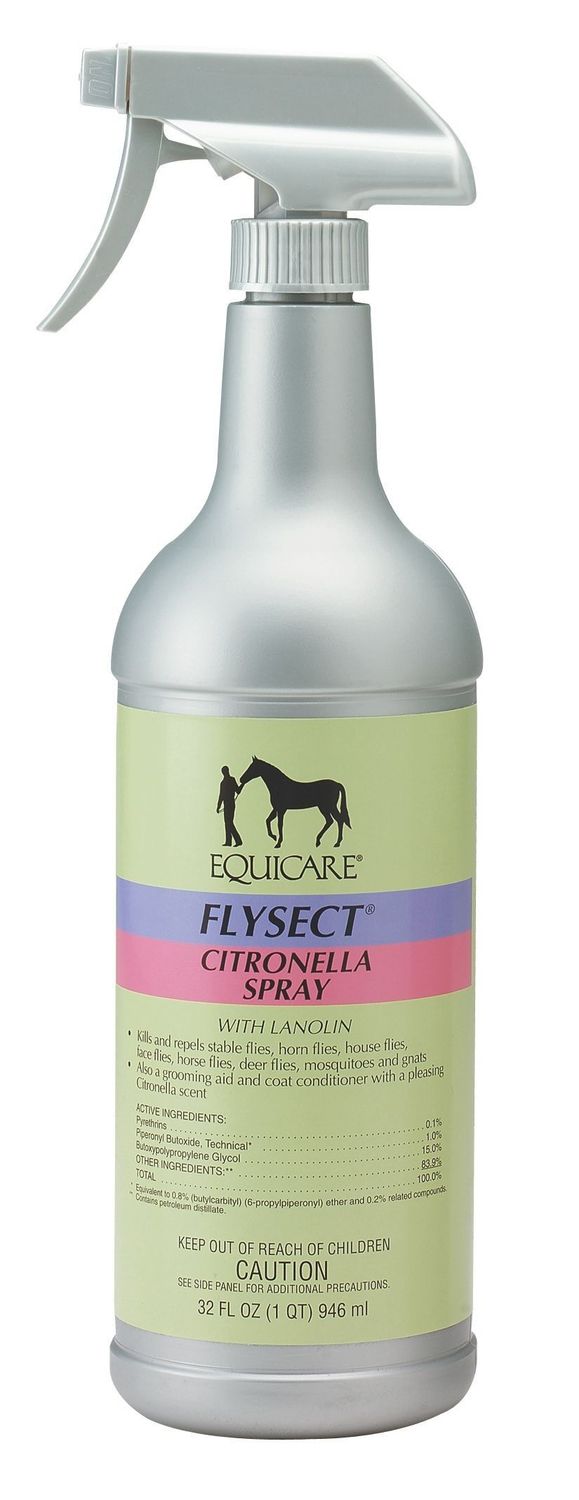 EQUICARE FLYSECT W/CITRONELLA 32OZ